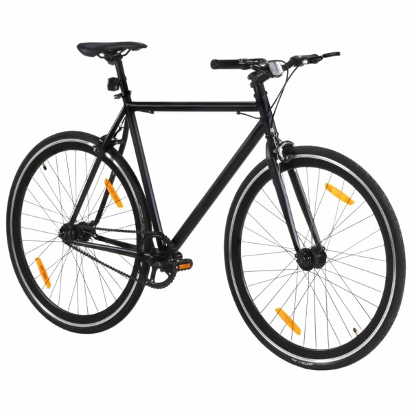 vidaXL Fahrrad mit Festem Gang Schwarz 700c 51 cm