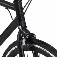 vidaXL Fahrrad mit Festem Gang Schwarz 700c 51 cm