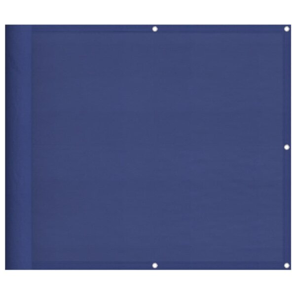 vidaXL Balkon-Sichtschutz Blau 90x700 cm 100 % Polyester-Oxford