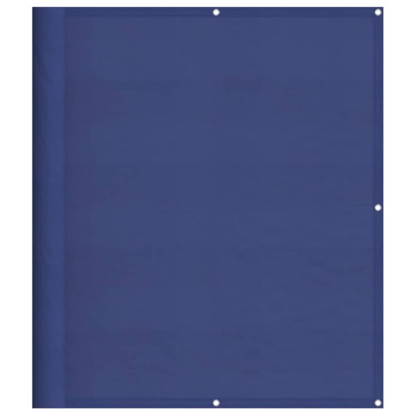 vidaXL Balkon-Sichtschutz Blau 120x800 cm 100 % Polyester-Oxford