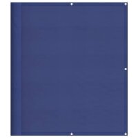 vidaXL Balkon-Sichtschutz Blau 120x800 cm 100 % Polyester-Oxford