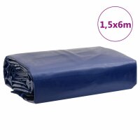 vidaXL Abdeckplane Blau 1,5x6 m 600 g/m&sup2;