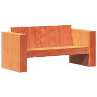 vidaXL 2-tlg. Garten-Lounge-Set Wachsbraun Massivholz Kiefer