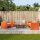 vidaXL 2-tlg. Garten-Lounge-Set Wachsbraun Massivholz Kiefer