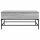 vidaXL Couchtisch Grau Sonoma 100x50x45 cm Holzwerkstoff und Metall