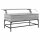 vidaXL Couchtisch Grau Sonoma 100x50x45 cm Holzwerkstoff und Metall