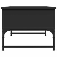 vidaXL Couchtisch Schwarz 70x50x40 cm Holzwerkstoff und Metall