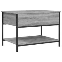 vidaXL Couchtisch Grau Sonoma 70x50x50 cm Holzwerkstoff...
