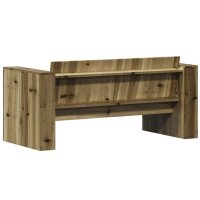 vidaXL Gartensofa 2-Sitzer 134x60x62 cm Kiefernholz Impr&auml;gniert