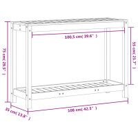 vidaXL Pflanztisch mit Ablage 108x35x75 cm Impr&auml;gniertes Kiefernholz