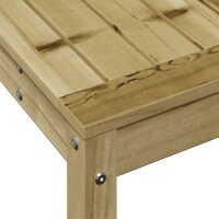 vidaXL Pflanztisch mit Ablage 108x35x75 cm Impr&auml;gniertes Kiefernholz