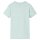Kinder-T-Shirt mit Streifen Helles Minzgrün 140