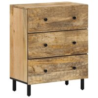 vidaXL Beistellschrank 60x33x75 cm Massivholz Mango