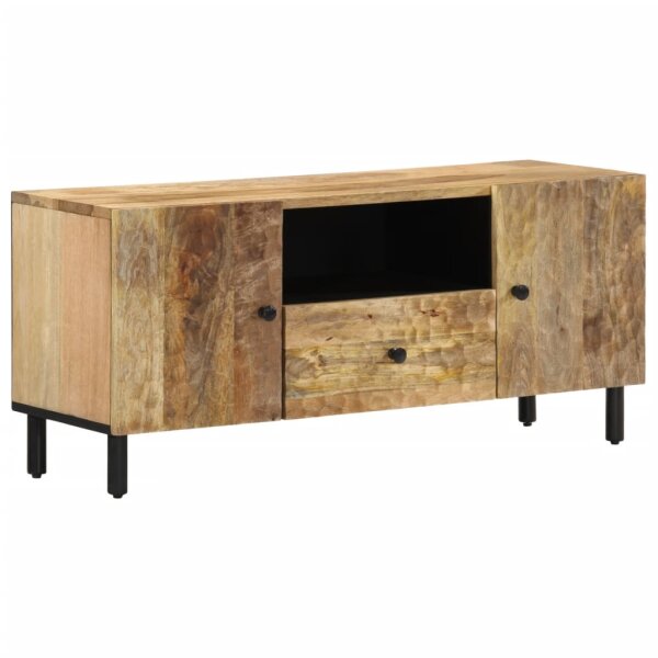 vidaXL TV-Schrank 105x33x46 cm Massivholz Mango