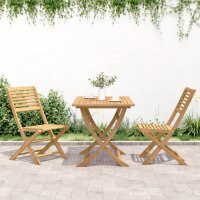 vidaXL Gartenst&uuml;hle 2 Stk. Klappbar 48,5x61,5x87 cm Massivholz Akazie