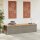 vidaXL Gartentruhe Grau 220x50x54 cm Poly Rattan Akazienholz