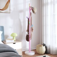 vidaXL Garderobenst&auml;nder Rosa 172 cm Pulverbeschichtetes Eisen