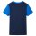 Kinder-T-Shirt Blau und Marineblau 128