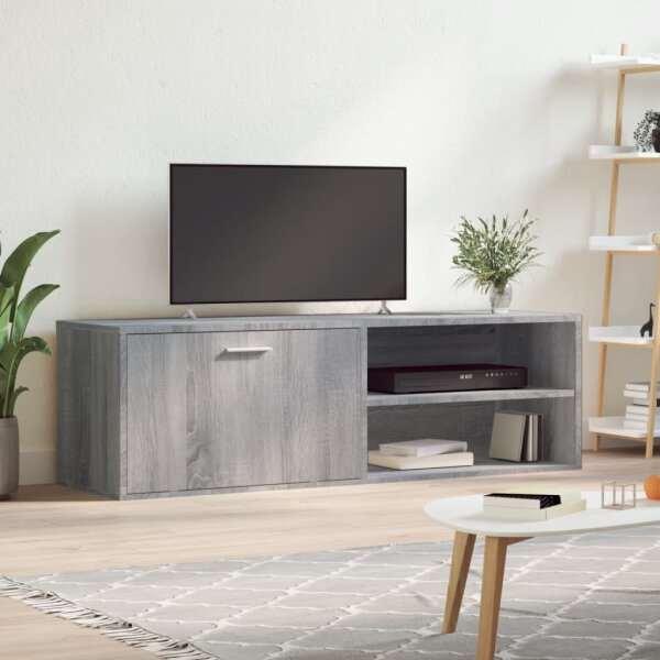 vidaXL TV-Schrank Grau Sonoma 120x34x37 cm Holzwerkstoff