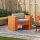 vidaXL Gartensessel Wachsbraun 79x60x62 cm Massivholz Kiefer