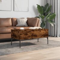 vidaXL Couchtisch R&auml;uchereiche 100x50x45 cm Holzwerkstoff und Metall