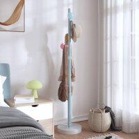 vidaXL Garderobenst&auml;nder Blau 172 cm Pulverbeschichtetes Eisen