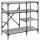 vidaXL B&auml;ckerregal Grau Sonoma 90x40x84 cm Holzwerkstoff und Metall