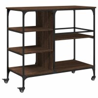 vidaXL Küchenwagen Braun Eichen-Optik 100x45x89,5 cm...