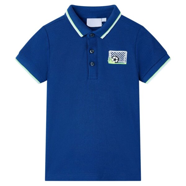 Kinder-Poloshirt Dunkelblau 104