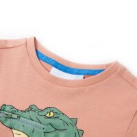 Kinder-T-Shirt Hellorange 128