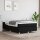 vidaXL Boxspringbett mit Matratze Schwarz 120x190 cm Stoff