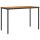 vidaXL Gartentisch mit Akazienholz-Platte 115x54x74 cm Poly Rattan