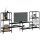 vidaXL TV-Schrank Schwarz 206,5x28,5x95 cm Holzwerkstoff