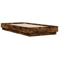 vidaXL Bettgestell R&auml;uchereiche 90x200 cm Holzwerkstoff