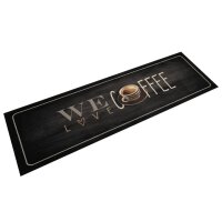 vidaXL K&uuml;chenteppich Waschbar Kaffee 45x150 cm Samt