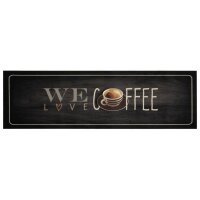 vidaXL K&uuml;chenteppich Waschbar Kaffee 45x150 cm Samt