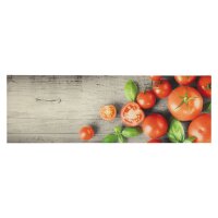 vidaXL K&uuml;chenteppich Waschbar Tomaten 60x180 cm Samt