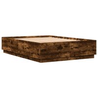 vidaXL Bettgestell R&auml;uchereiche 150x200 cm Holzwerkstoff