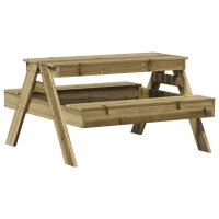 vidaXL Picknicktisch für Kinder 88x97x52 cm...