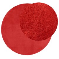 vidaXL Teppich OVIEDO Kurzflor Rot &Oslash; 240 cm