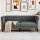 vidaXL Chesterfield-Sofa 2-Sitzer Dunkelgrau Stoff