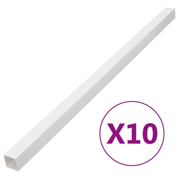 vidaXL Installationsrohre 150x50 mm 10 m PVC