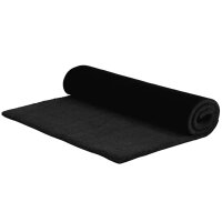 vidaXL Fu&szlig;matte Schwarz 100x300 cm Kokosfaser Getuftet