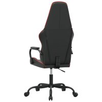 vidaXL Gaming-Stuhl Schwarz und Rot Kunstleder