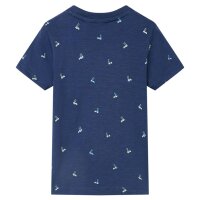 Kinder-T-Shirt Dunkelblau 140