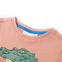 Kinder-T-Shirt Hellorange 140