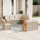 vidaXL 8-tlg. Garten-Sofagarnitur mit Kissen Beige Poly Rattan