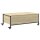 vidaXL Couchtisch mit Rollen Sonoma-Eiche 91x55x34 cm Holzwerkstoff