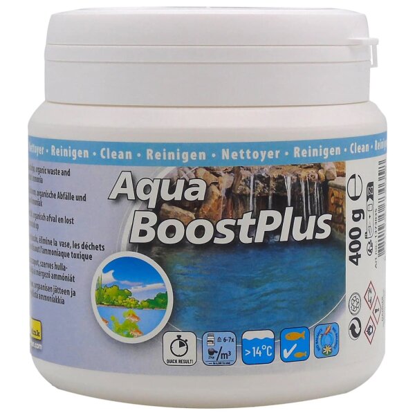 Ubbink Teich-Wasserkl&auml;rer Aqua Boost Plus 400g f&uuml;r 6500L