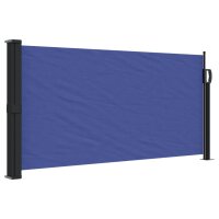 vidaXL Seitenmarkise Ausziehbar Blau 100x300 cm